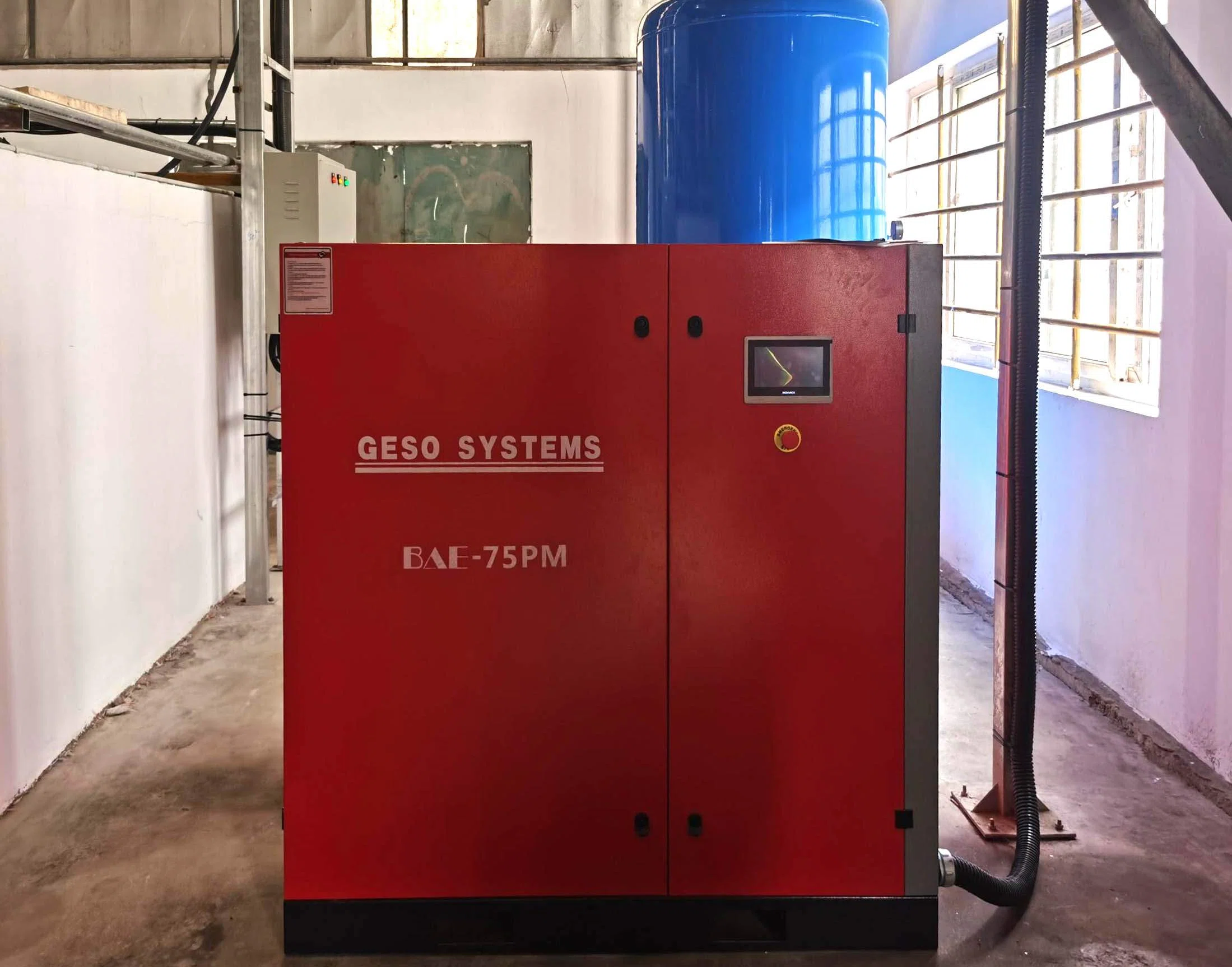 75kW Screw Compressor Solution para sa Chemical at Coatings Manufacturing